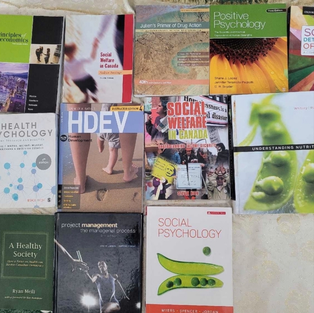 Books-SSW social worker textbooks& Psychology, Economics books